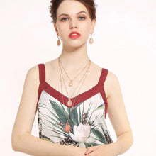 Load image into Gallery viewer, Multi Layer Crystal Necklace