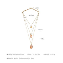 Load image into Gallery viewer, Multi Layer Crystal Necklace