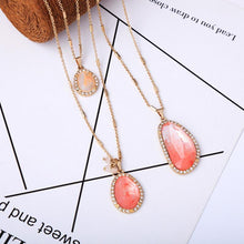 Load image into Gallery viewer, Multi Layer Crystal Necklace