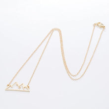 Load image into Gallery viewer, Snowy Mountain Necklace