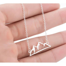 Load image into Gallery viewer, Snowy Mountain Necklace
