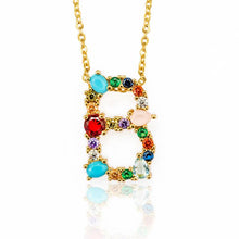 Load image into Gallery viewer, Colorful Letter Necklaces
