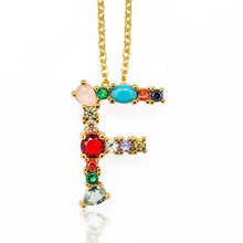 Load image into Gallery viewer, Colorful Letter Necklaces
