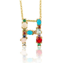 Load image into Gallery viewer, Colorful Letter Necklaces
