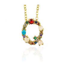 Load image into Gallery viewer, Colorful Letter Necklaces
