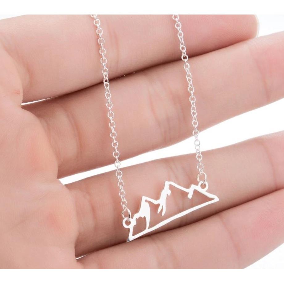Snowy Mountain Necklace