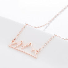 Load image into Gallery viewer, Snowy Mountain Necklace
