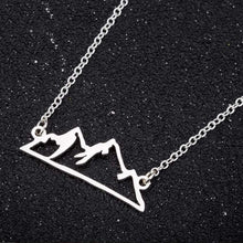Load image into Gallery viewer, Snowy Mountain Necklace
