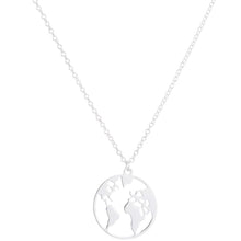 Load image into Gallery viewer, World Map Necklace
